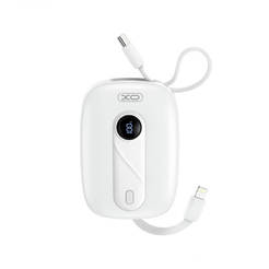 Внешний аккумулятор 10 000 мАч 22,5 Вт с кабелями USB-C + iPhone 4,5 А 2,45 А PR246 XO