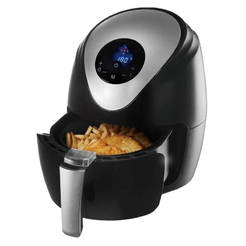 Фритюрник Air Fryer HB 2255, 1500W, 3л, незалепващо покритие и таймер FORETI