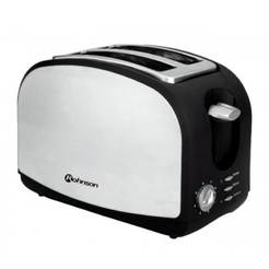 Тостер R 207 , за 2 филии, 900W, inox/черен, ROHNSON