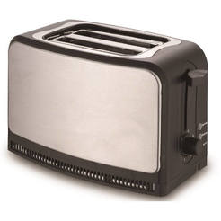 Тостер ETS-706SB/ETS-811 , за 2 филии, 700W, inox/черен, ELECTRA