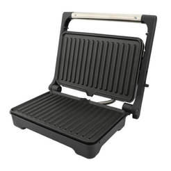 Grill press 1500W with non-stick plates 26 x 16.5cm black/Inox R51442I