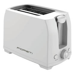 Тостер за препечени филийки 650W стоп бутон, бял TA-1092W FORETI