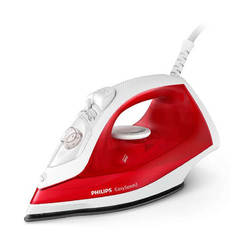 Парна ютия GC1742/40 2000W, незалепваща плоча, антикапкова система, червен, PHILIPS
