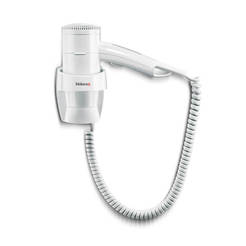 Hair dryer wall Compact 1100, 1100W, antibacterial coating, white