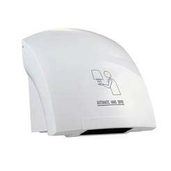 Сешоар за ръце S71006, 1800W, за влажни помещения,IP22, пластмаса, бял, SYNCHRO