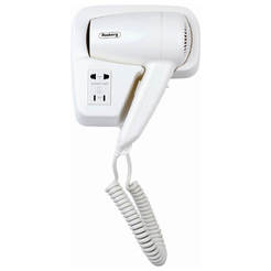 Wall-mounted hair dryer 1300W 2 speeds, socket, R51100HT ROSBERG