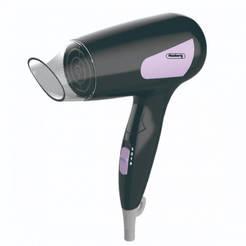 Сешоар за коса 1200W 3 степени, сгъваема дръжка черно и лилаво R51100N ROSBERG