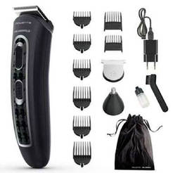 Cordless hair clipper X KARL LAGERFELD 12in1 up to 120min waterproof, TN911LF0 ROWENTA