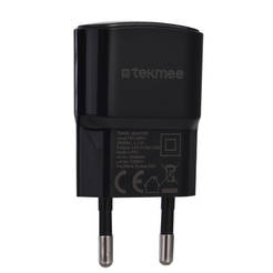 Зарядное устройство 1A USB черное, 40448369 TEKMEE