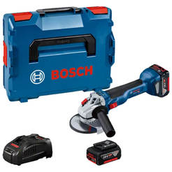 Ъглошлайф акумулаторен безчетков 125мм 18V 2x5AhProCORE/KickBack/Fast Brake GWS 18V-10 BOSCH