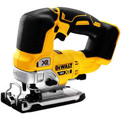 Brushless Jigsaw Cordless 26mm Stroke, 135mm in Wood, Cast Rail, No Battery DCS334N