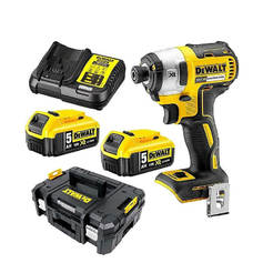 Гайковерт безчетков 18V 205Nm 2x5Ah с куфар DCF887P2 DEWALT