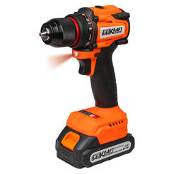Cordless screwdriver brushless 18V, 1x2Ah, 40Nm, 2 speeds with case BK-BCD40