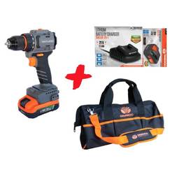 Винтоверт безчетков 20V DALIDBL20-50 U-FORCE комплект стартов пакет+чанта за инстр. DAEWOO