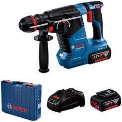 Cordless drill brushless 2.4J 18V 2х5Ah Li-Ion SDS Plus GBH187-Li ONE Chuck BOSCH