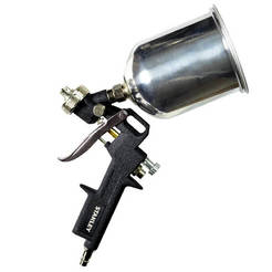 Paint spray gun pneumatic 1.5mm nozzle, 500ml tank, metal cistern, 150133XSTN