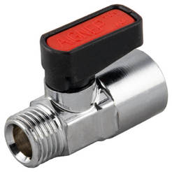 Кран сферичен за пневматика 2x1/4" м/ж месинг ISO 228 062 PNT1071 AIGNEP