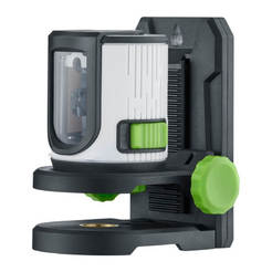 Laser level cross lines 10 m., ±0.5 mm/m, green laser EasyCross-Laser Green Set