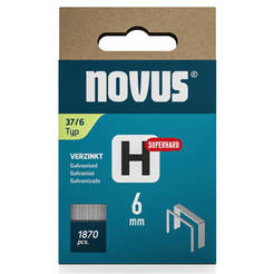 Скоби за такер 6мм 1870бр. тип H 37 NOVUS