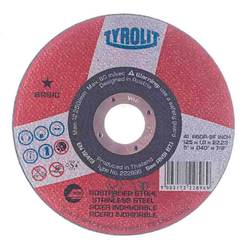 Карбофлексов диск 125 х 1.0 х 22.2мм A60 R-BFX Basic Inox TYROLIT