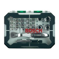 Set of bits and ratchet 26 h BOSCH