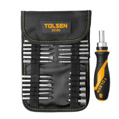 Битове и вложки с ръкохватка 26 части TOLSEN