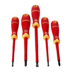 Insulated screwdrivers 1000V set of 5 pcs