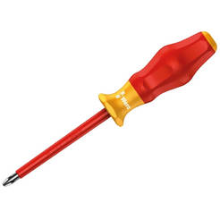 Star screwdriver Comfort VDE - PH1, 80 mm, two-component handle, with insulation