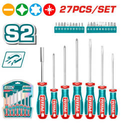 Набор магнитных отвёрток и бит, всего 27 предметов.