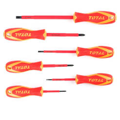 Набор изолированных отвёрток VDE 1000V, всего 6 штук.