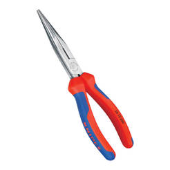 Pliers with long jaw and cutters - 200 mm, cut up to 3.2 / 2.2 mm (soft / hard wire)