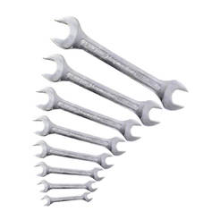 Set of 8 Wrenches 6 - 22 mm Cr-v TOPMASTER