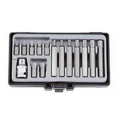 Bit set "Torx" 14 pcs. + adapter 1/2"