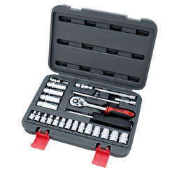 Gedore 1/4" 4-14mm 25-teiliges Sechskant-Schraubenset XG53145