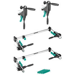 Телескопична монтажна стяга за врати - 2 подравняващи и 2 за каса 600-1000мм 105 WLF 166 WOLFCRAFT