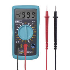 Мультиметр цифровой мультиметр с проверкой диодов и звуковым сигналом, питание 9В EM391