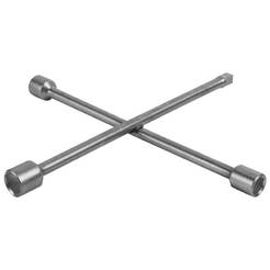 Cross wrench for wheels - 17 x 19 x 21 x 1/2" square