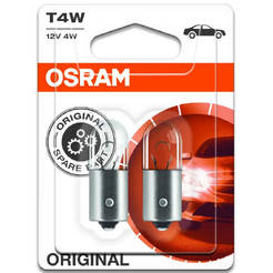 Car bulbs T4W - 2 pcs. 12V / 4W, BA9S