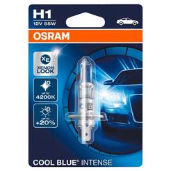 Автомобильная лампа H1 Cool Blue Intense 64150CBN - 12В/55Вт, 5000К, высокая контрастность