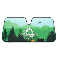 Auto-Sonnenschutz 145 x 68cm doppelseitig metallisiert Adventure