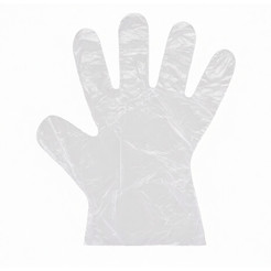 Санитарные перчатки из полиэтилена высокой плотности (HDPE), 100 шт.