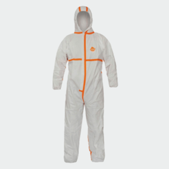 Coverall non-woven textile L 65g/m2, PP with laminate, reinforced seams BWOLF
