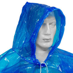 Дъждобран еднократен XXL полиетилен DECOREX