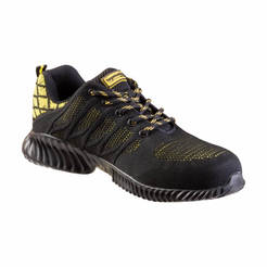 Защитни работни обувки WSL1 S1 с метално бомбе, антистатик жълто-черни №44