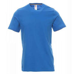 T-shirt 100% cotton - size M, color royal blue, Sunset