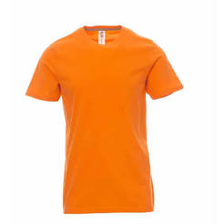 T-shirt 100% cotton - size L, color orange, Sunset