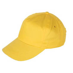 Hat with visor yellow LEO