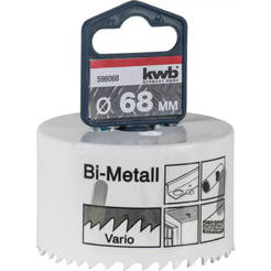 Bimetall-Bohrkrone für Metall/Edelstahl/Holz/Gipskarton Ø68x38mm KWB
