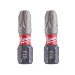 Impact bits for screwdriver PZ3 25mm 2pcs SHOCKWAVE ID