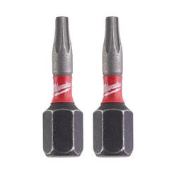 Impact bits for screwdriver TX10 25mm 2pcs SHOCKWAVE ID